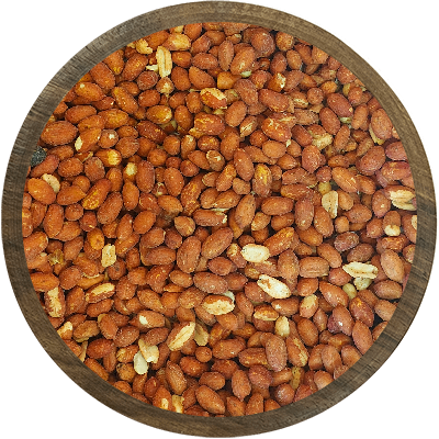 بادام زمینی لعابی